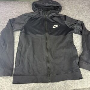 Nike - 863773-010 - NSW AV15  Black Retro Hoodie FZ SSNL Men's - Size Medium‎